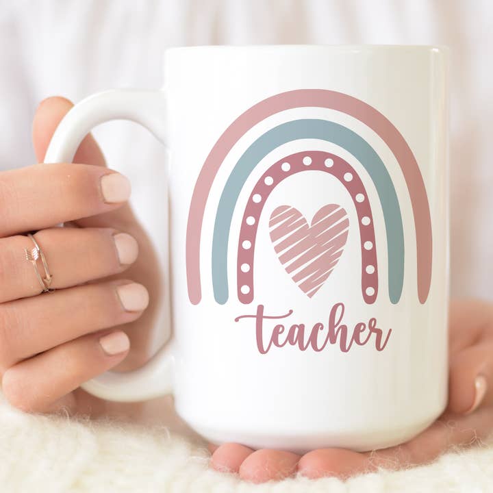 TEACHER RAINBOW (MULTIPLE STYLES) VALENTINES DAY for wholesale by From Us To You Co. Handmade Goods