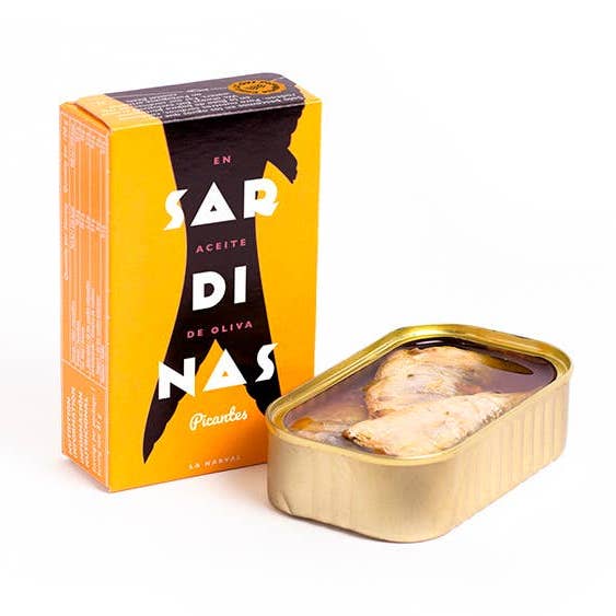 Spicy Sardines in Olive Oil. 3/5 pieces for wholesale by La Narval