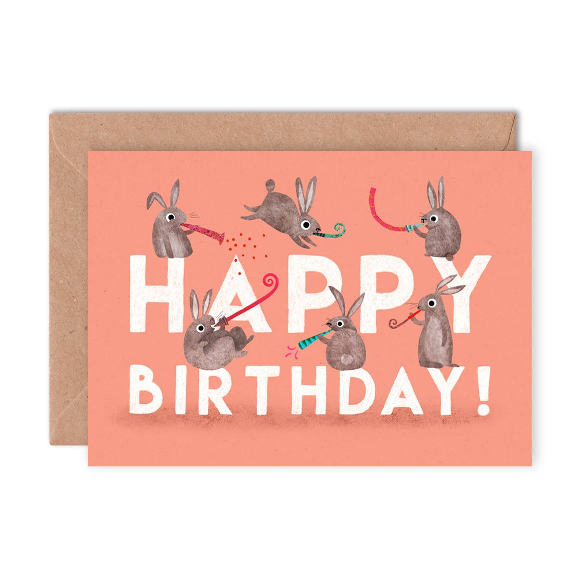 Emily Nash Illustration Greeting Cards - Vente Cartes d'anniversaire - Pack de 6 cartes de vœux Joyeux Anniversaire Animaux Multipack4