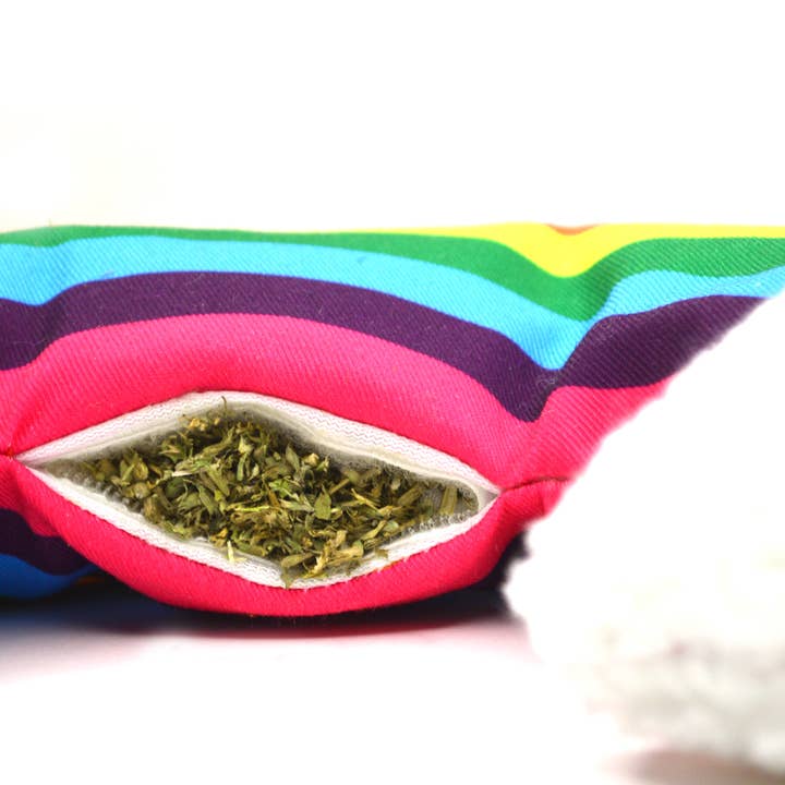 Meowijuana - Wholesale Pet Toy - Cat - Get Kickin' Rainbow Kicker Refillable Cat Toy