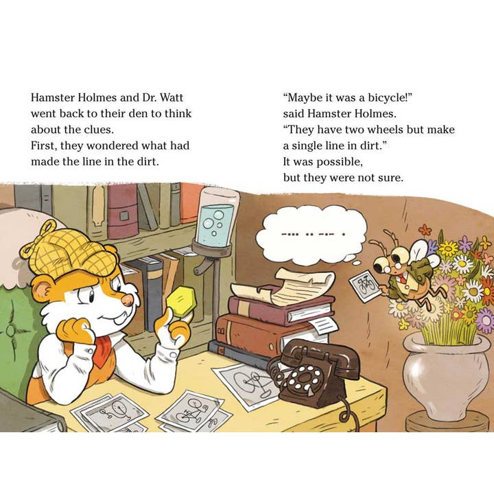 Simon & Schuster - Wholesale Early Reader Book (6-8) - Hamster Holmes, A Bit Stumped by Albin Sadar6