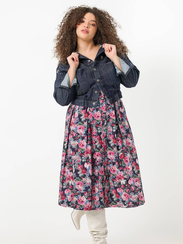 Giacca corta di denim con occhielli per la vendita all'ingrosso da parte di Jean-Marc-Philippe