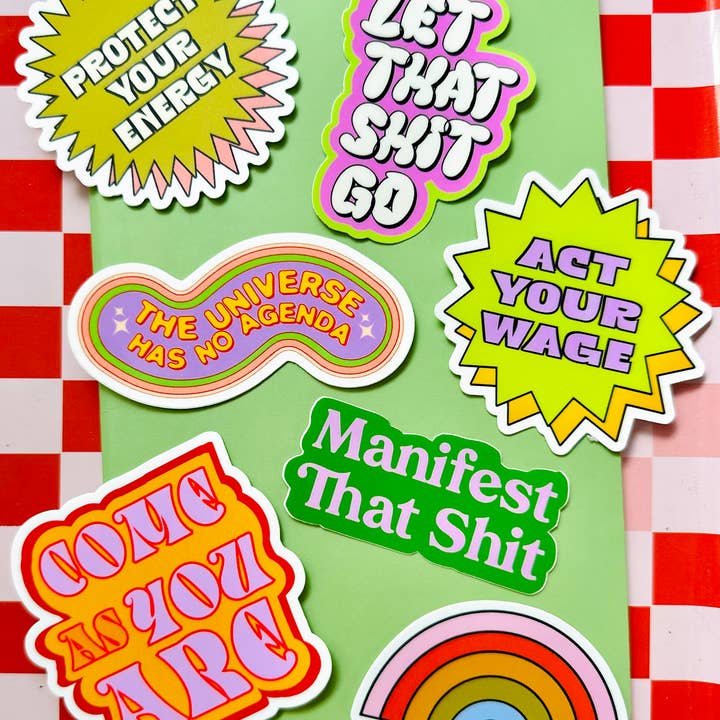 Charley Taylor Art - Wholesale Sticker - Bescherm uw Energy Y2K-sticker2