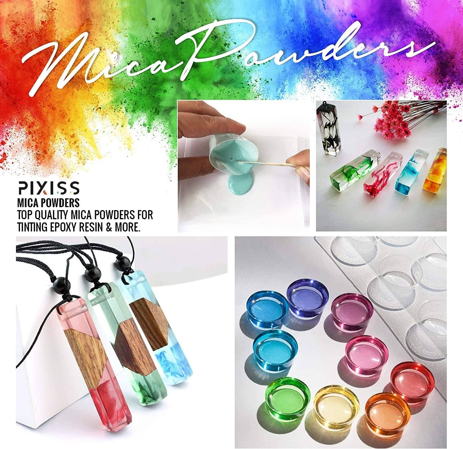 Pixiss – wholesale Hantverkstillbehör – Pixiss resinformar för alfabetet – paket4