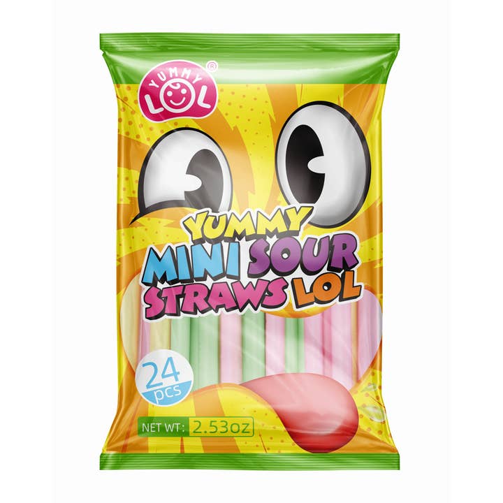 Yummy lol inc - Wholesale Gummy - Mini Sour Straw Candy
