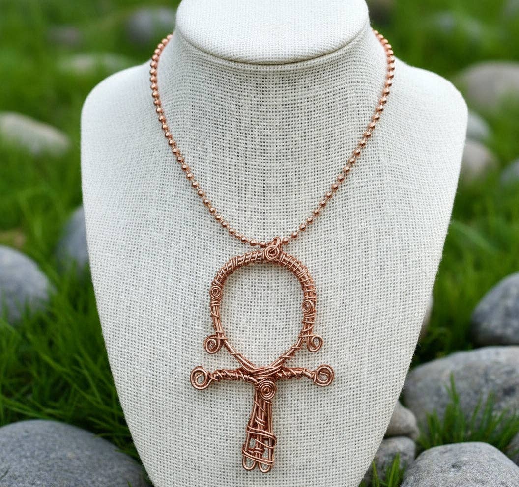 Naomi's Happy Place Shop – wholesale Pendant/charm necklace – Ankh of Divine Wisdom1