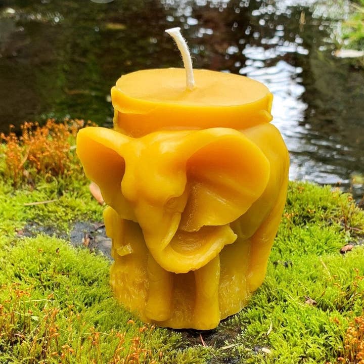 Elefant Bivoks Bivokslys for engroshandel hos Bees Light Candles