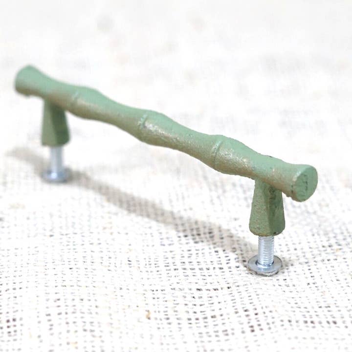 Midwest Craft House - Wholesale Knob/Pull - CAST IRON BAMBOO STRAIGHT DRAWER PULLS