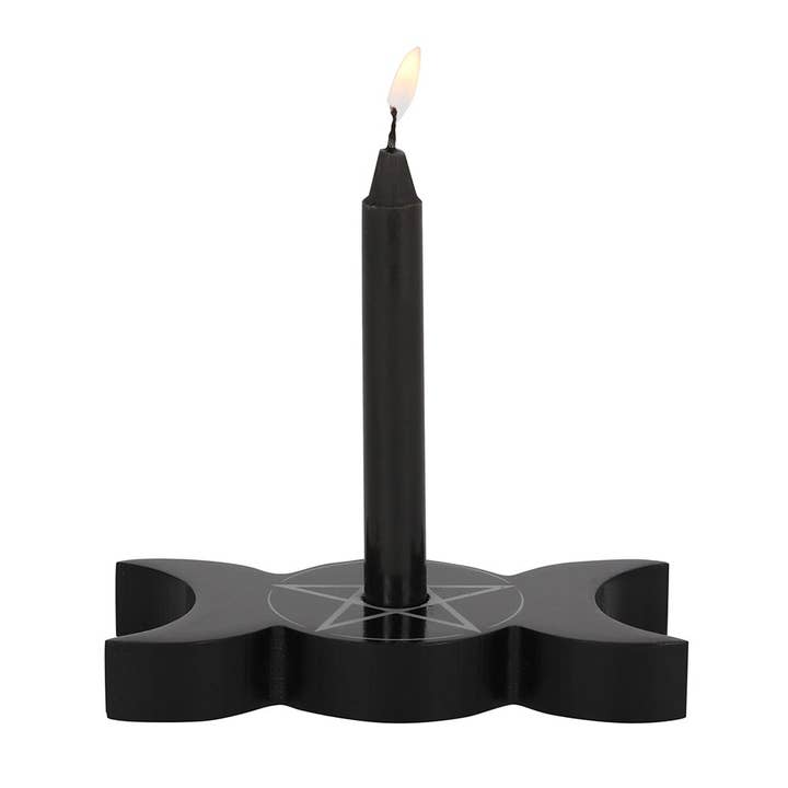 Something Different Wholesale – wholesale Candle holder – Triple Moon Spell Candle Holder1