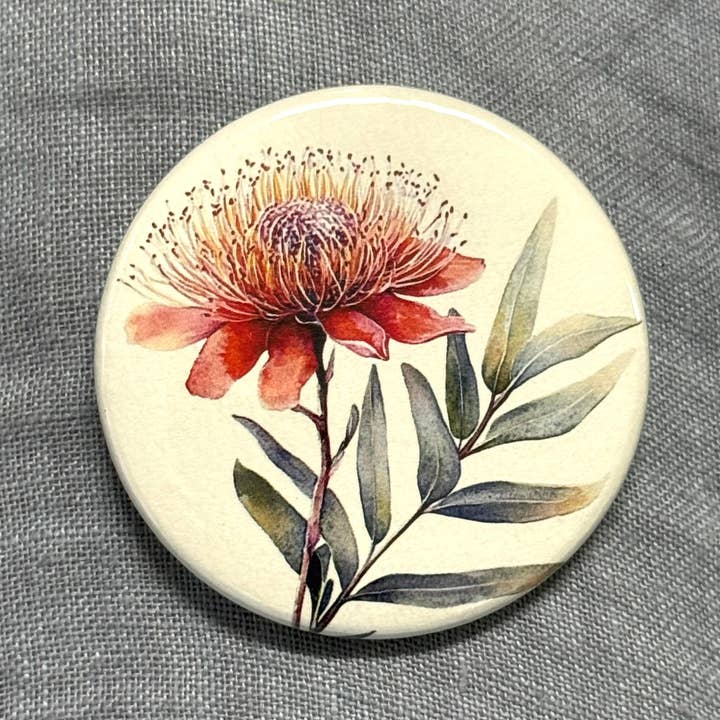 Scattered Seed Co - Wholesale Magnet - AUSTRALIAN FLORALS Large Magnets set of 4 - SET C