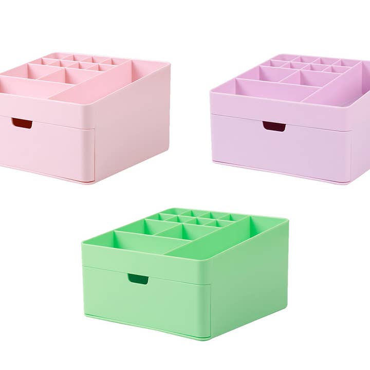 Organizer Per Trucchi Rettangolare Con Cassetto per la vendita all'ingrosso da parte di I-Total, I-Drink