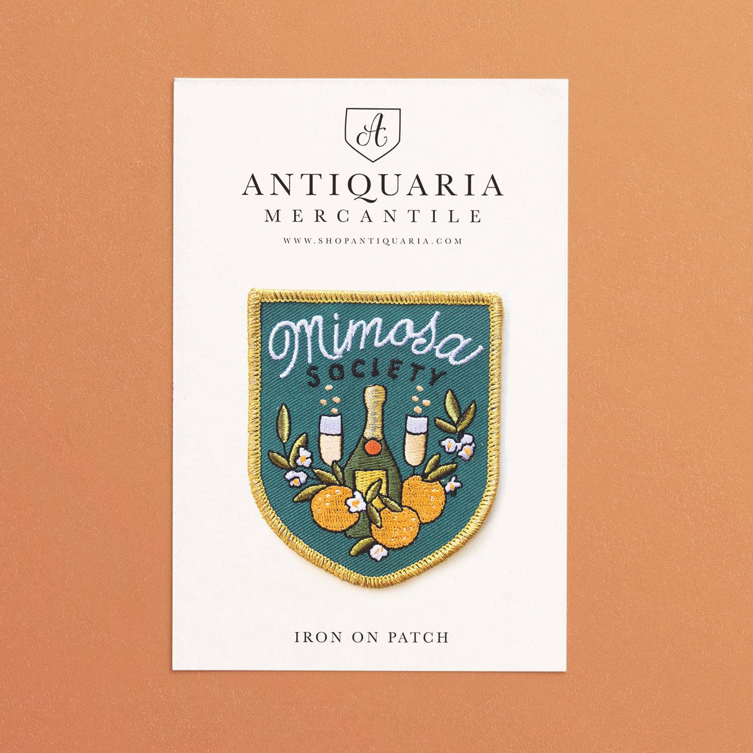 Antiquaria - Wholesale Patch - Mimosa Society Embroidered Patch1