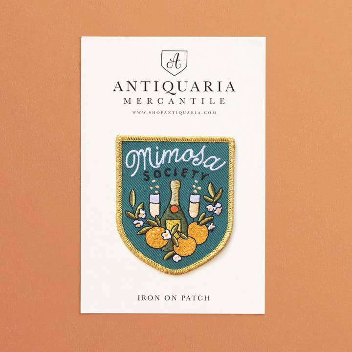 Antiquaria - Vente Écusson - Écusson brodé Mimosa Society1