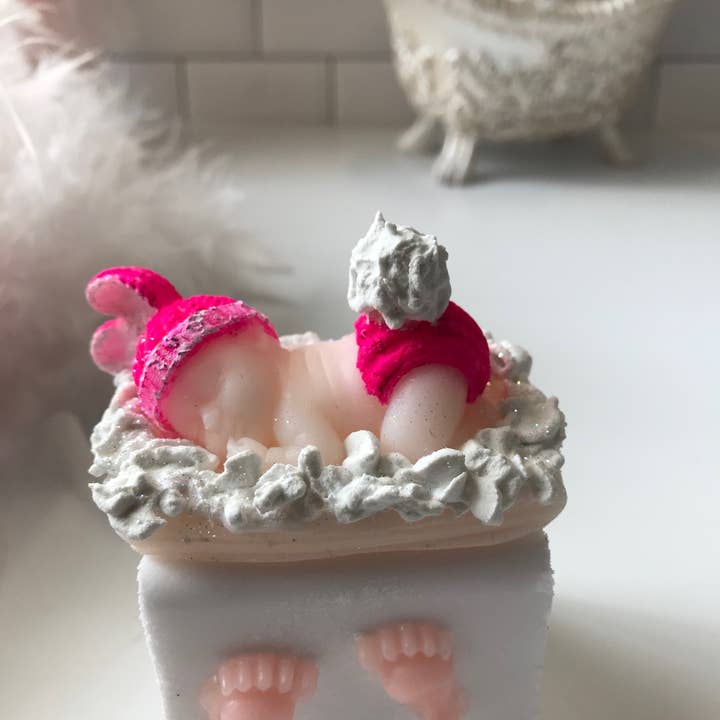 Bath Bomb and soap topper Bridal Shower for wholesale by Honeycat Cosmetics