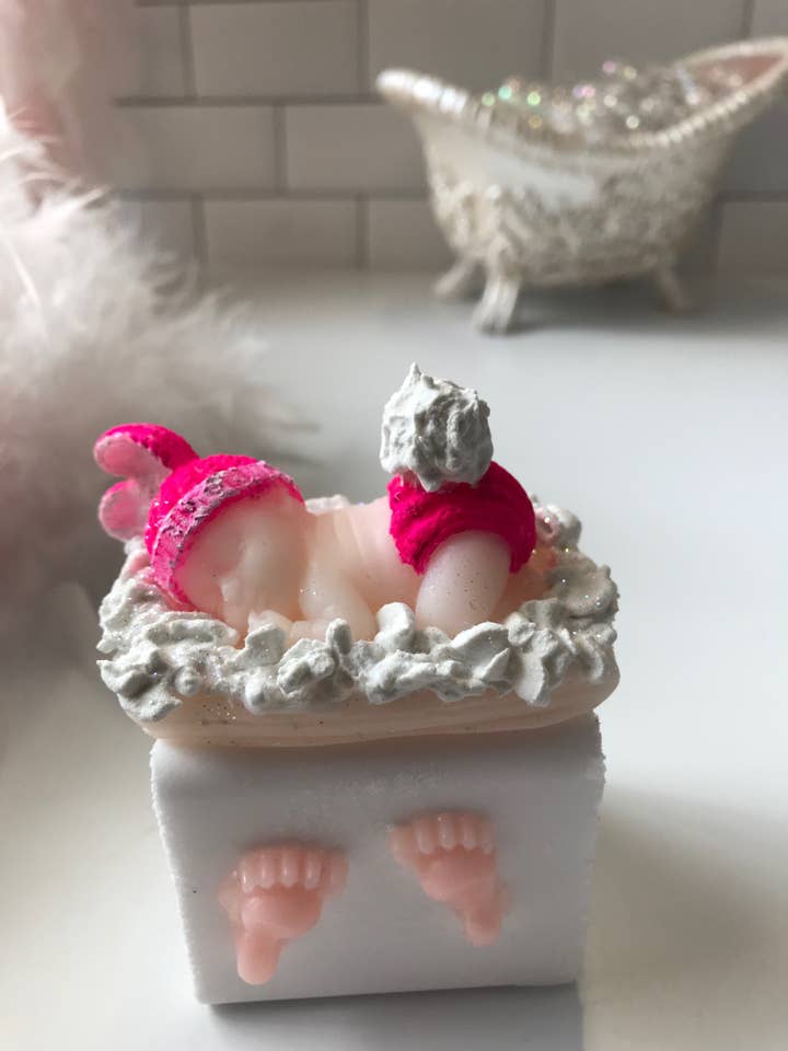 Bath Bomb and soap topper Bridal Shower for wholesale by Honeycat Cosmetics