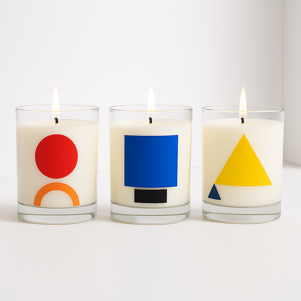 Made By Humans Designs - Vente Bougie en bocal - Bougie parfumée (pas tout à fait) Bauhaus2