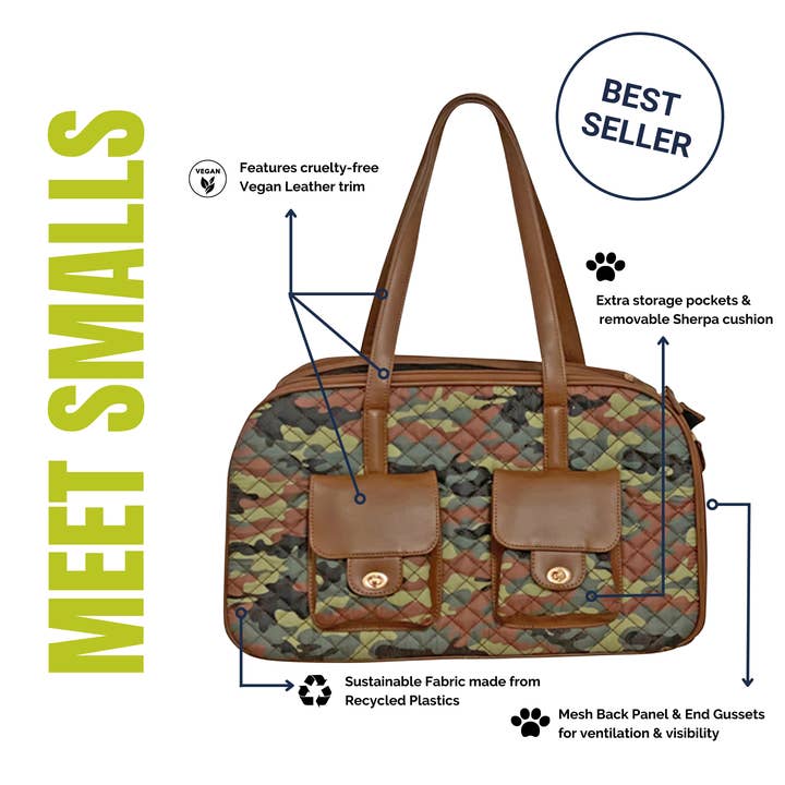 Smalls Pet Carrier for wholesale by A Pet with Paws® LLC