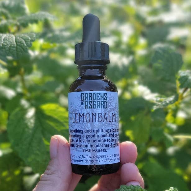 Lemon Balm Elixir for wholesale by Gardens of Asgard