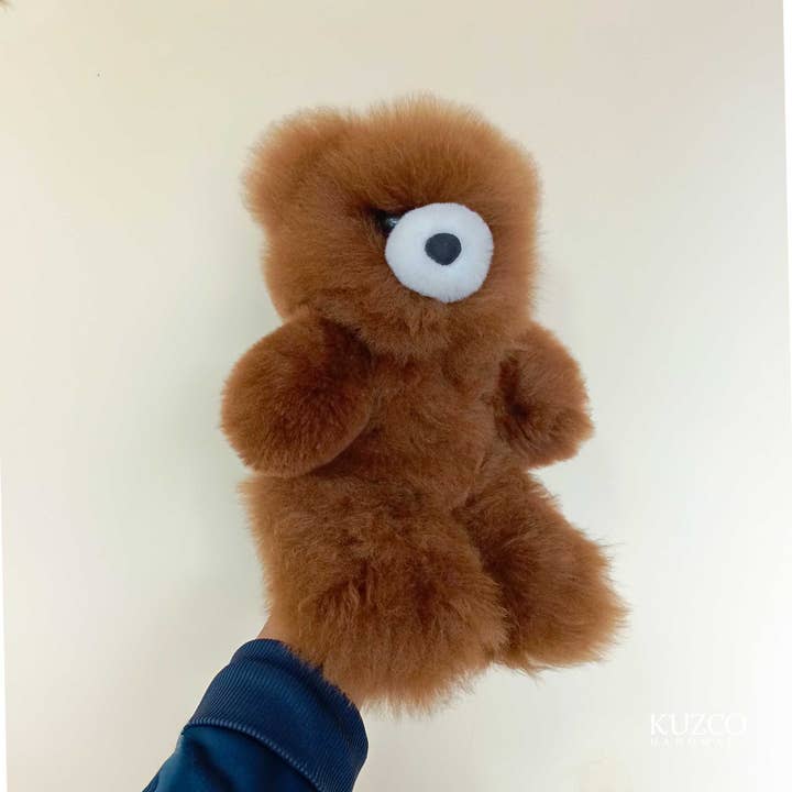 KuzcoHandmade - Venta al por mayor Peluche - Niños y bebés - Animal de peluche de alpaca mediano de 12" - Oso de peluche hecho a mano