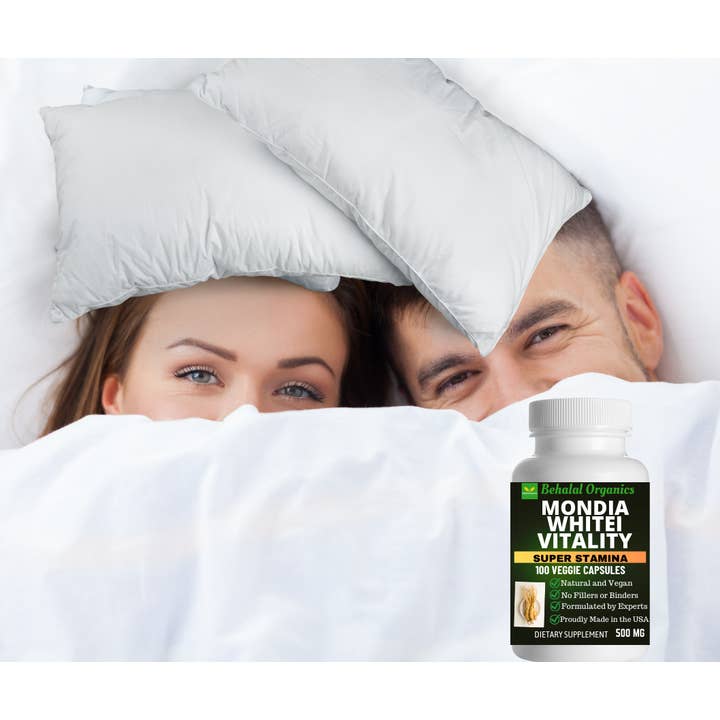 Behalal Organics - Vente Supplément oral/vitamine - Capsules rapides Mondia Whitei 500 mg - 100 unités5