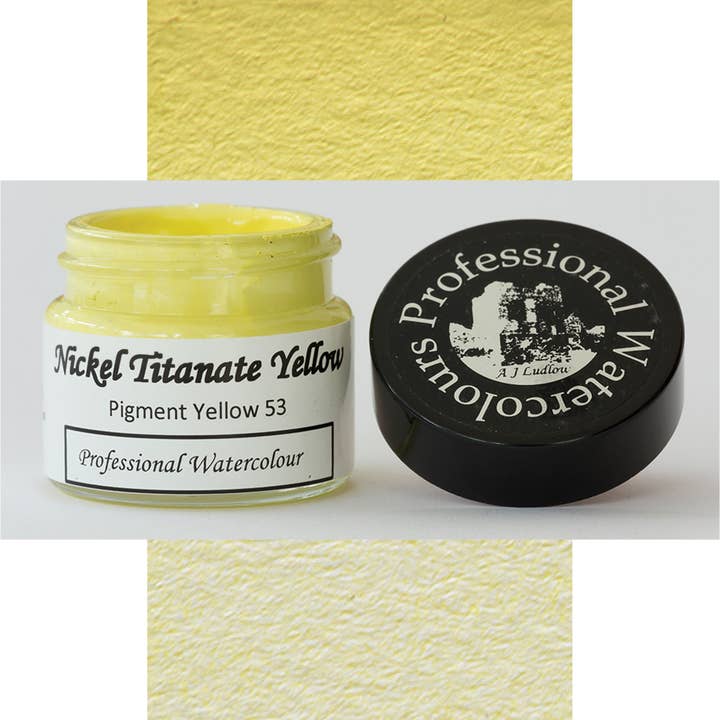 Acquerello professionale giallo nichel titanato per la vendita all'ingrosso da parte di A J Ludlow