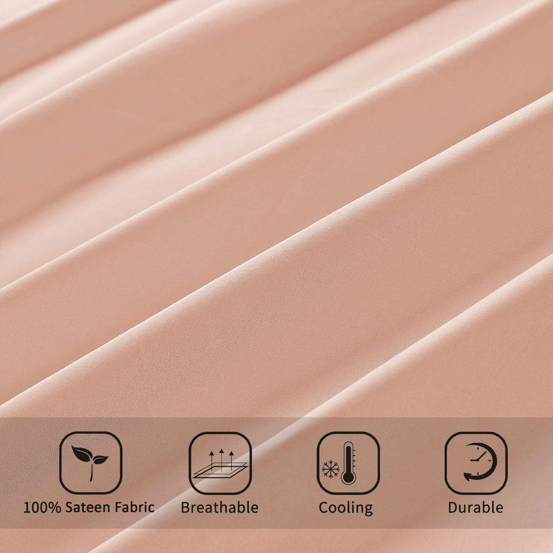 Cottonpassion_US – Conjunto de lençóis por atacado – Jogo de lençol em algodão cetim 400 fios com bordado - 4 peças21