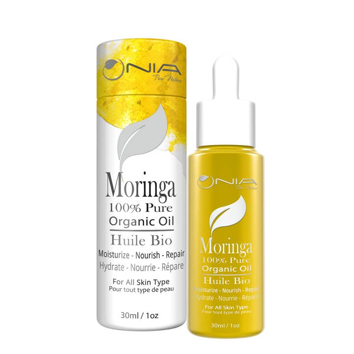 Nia Pure Nature Inc. - Vendita all'ingrosso Olio bagno/corpo - Olio di Moringa 100% Biologico - 30 ml