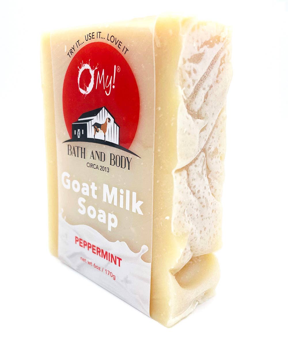 O My! Bath and Body - Vente Pains de savon - Oh là là ! Savon à l'huile essentielle de lait de chèvre | Fabriqué avec du lait de chèvre frais de la ferme | Huiles essentielles 100% pures | Sans parabènes | Fait main aux États-Unis9