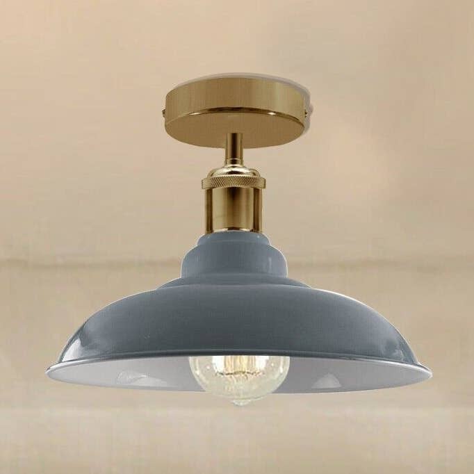 Ledsone - Wholesale Chandelier/Hanging Light - Grey Ceiling Light Semi Flush Mount Ceiling Light Fixture ~37671
