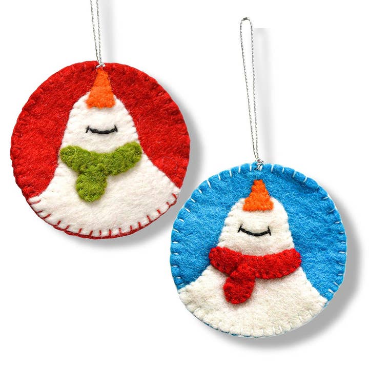Snowman Hanging Ornaments for wholesale by BNB Crafts Inc.