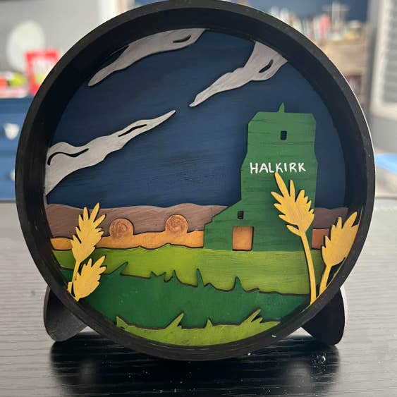 Our Little Makery - Wholesale DIY Craft Kit - Grain Elevator Shadow Box Kit5