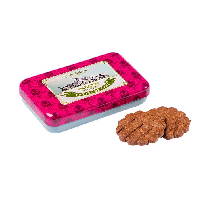 LA SABLESIENNE - Wholesale Cookie - All chocolate shortbread cookies mini box “Cat's Paws” 351