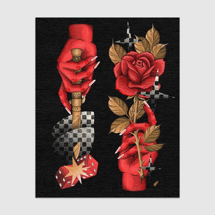 Love Fool Print for wholesale by Amanda Marie Bell