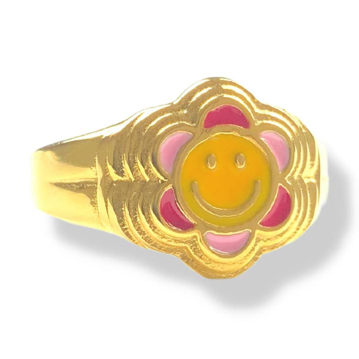 Happy Days Ring for wholesale by Milli London