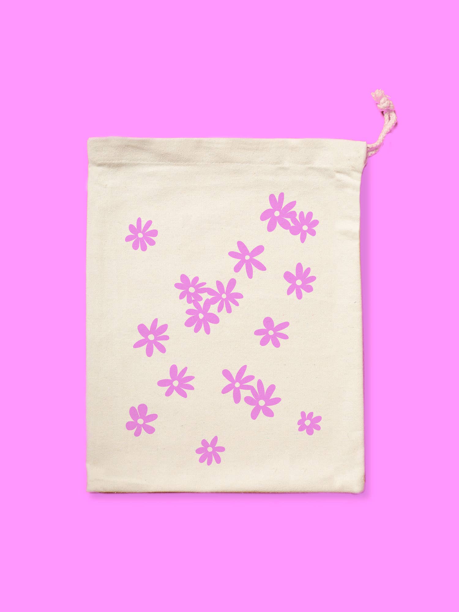 Gucha Gucha - Wholesale Drawstring Bag - Unisex - Lavender Flowers • Drawstring Bag • 11x141