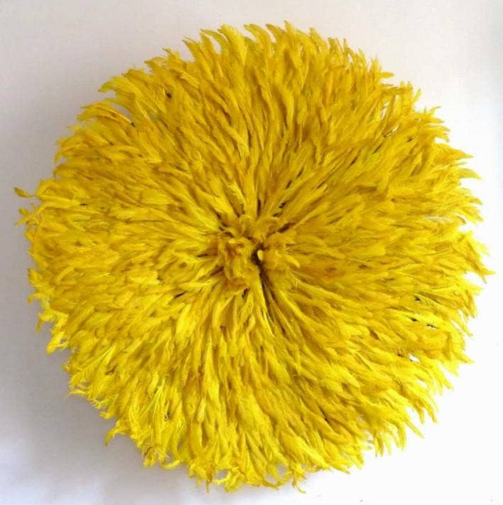 HOME DECOR FR - Wholesale Wall Accent - Yellow Juju Hat0
