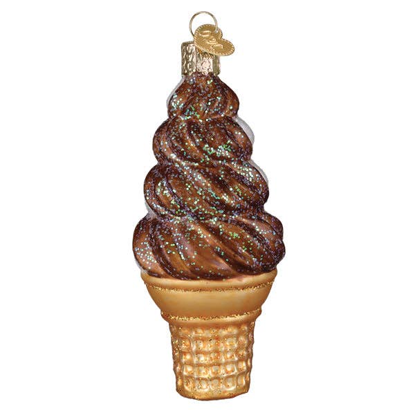 Old World Christmas - Wholesale Ornament - Chocolate Swirl Soft Serve Ornament3