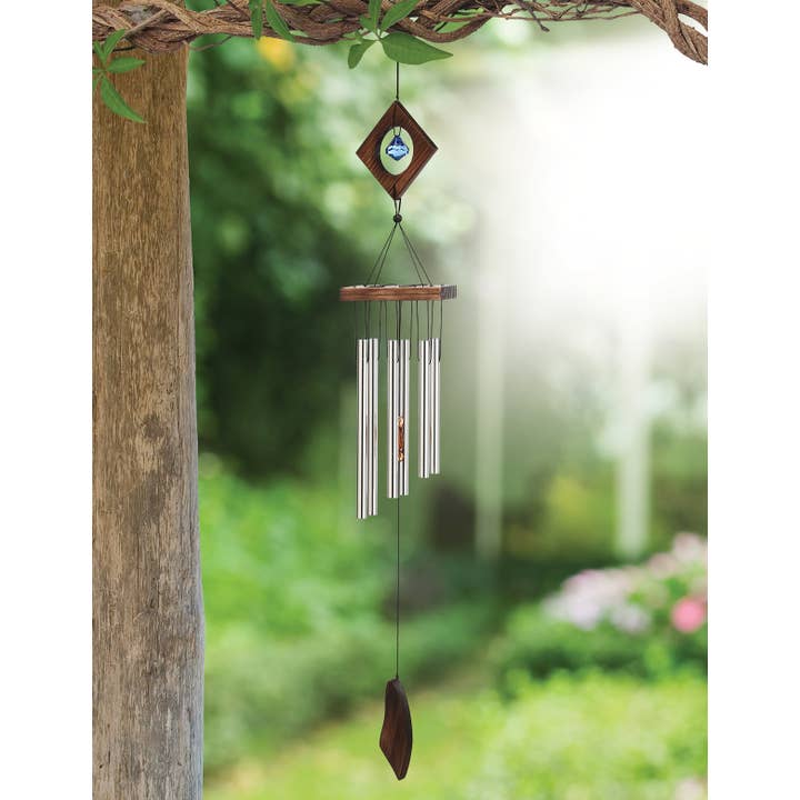 35" Diamond Wind Chime Garden Decor - 92683 for wholesale by Sunset Vista Designs