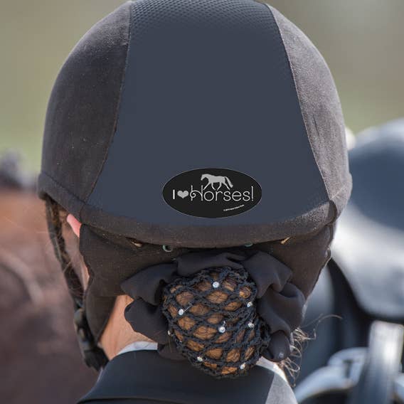 Horse Laptop, Cell Phone & Helmet Sticker / I Love Horses for wholesale by Horse Hollow Press