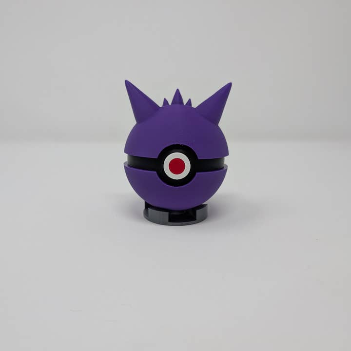 Gengar Style Pokeball for wholesale by Giant Turtle Creations
