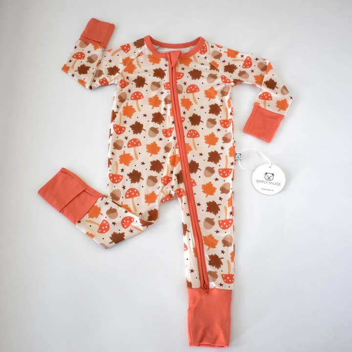 Autumn Whimsy Convertible Zippy Style Baby Pajama and other Purchase Wholesale bamboo zippy. Free Returns & Net 60 Terms on Faire trending on Faire.