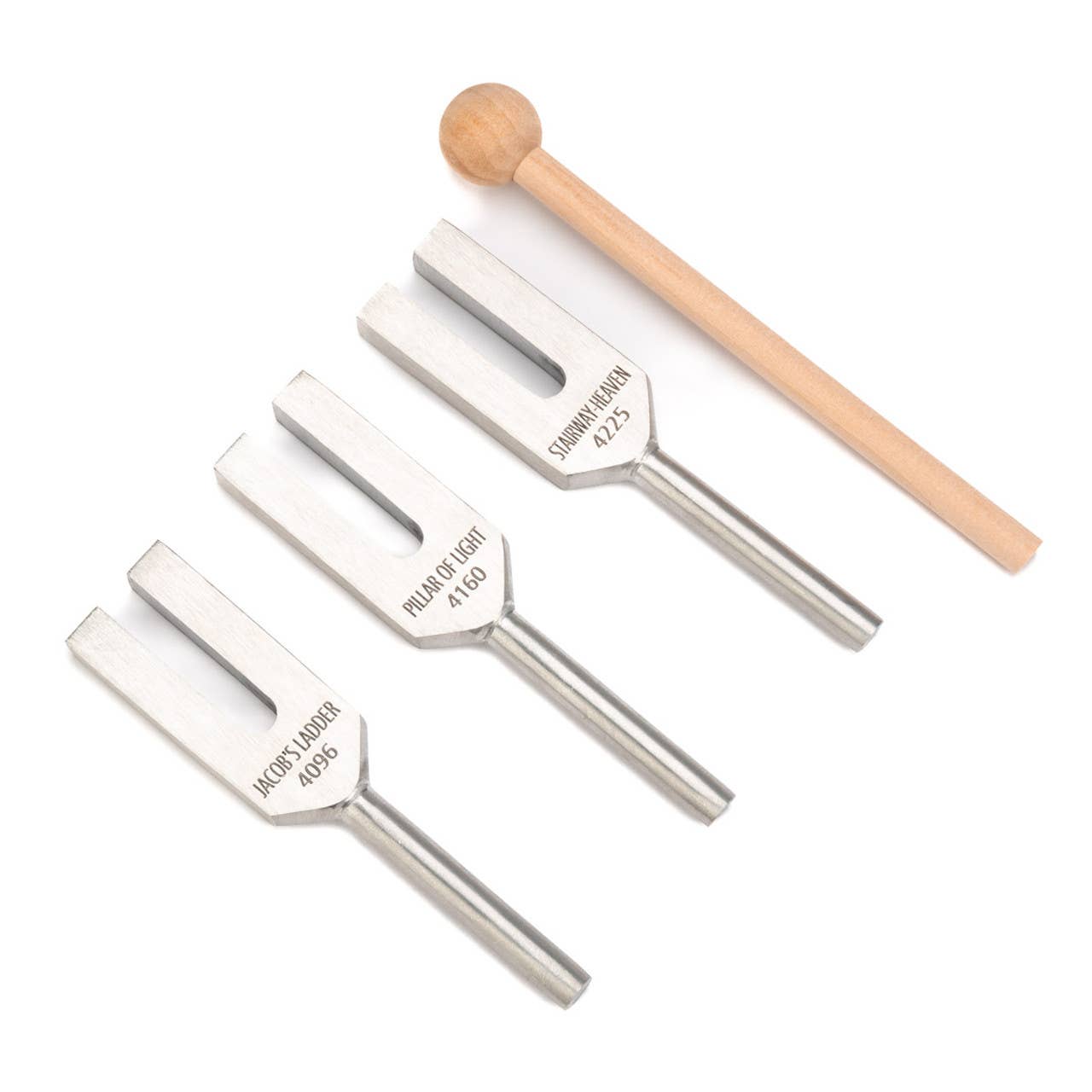 HK Higher Knowing - Vente Accessoire de méditation - Ensemble de 3 diapasons d'ascension céleste Zen1