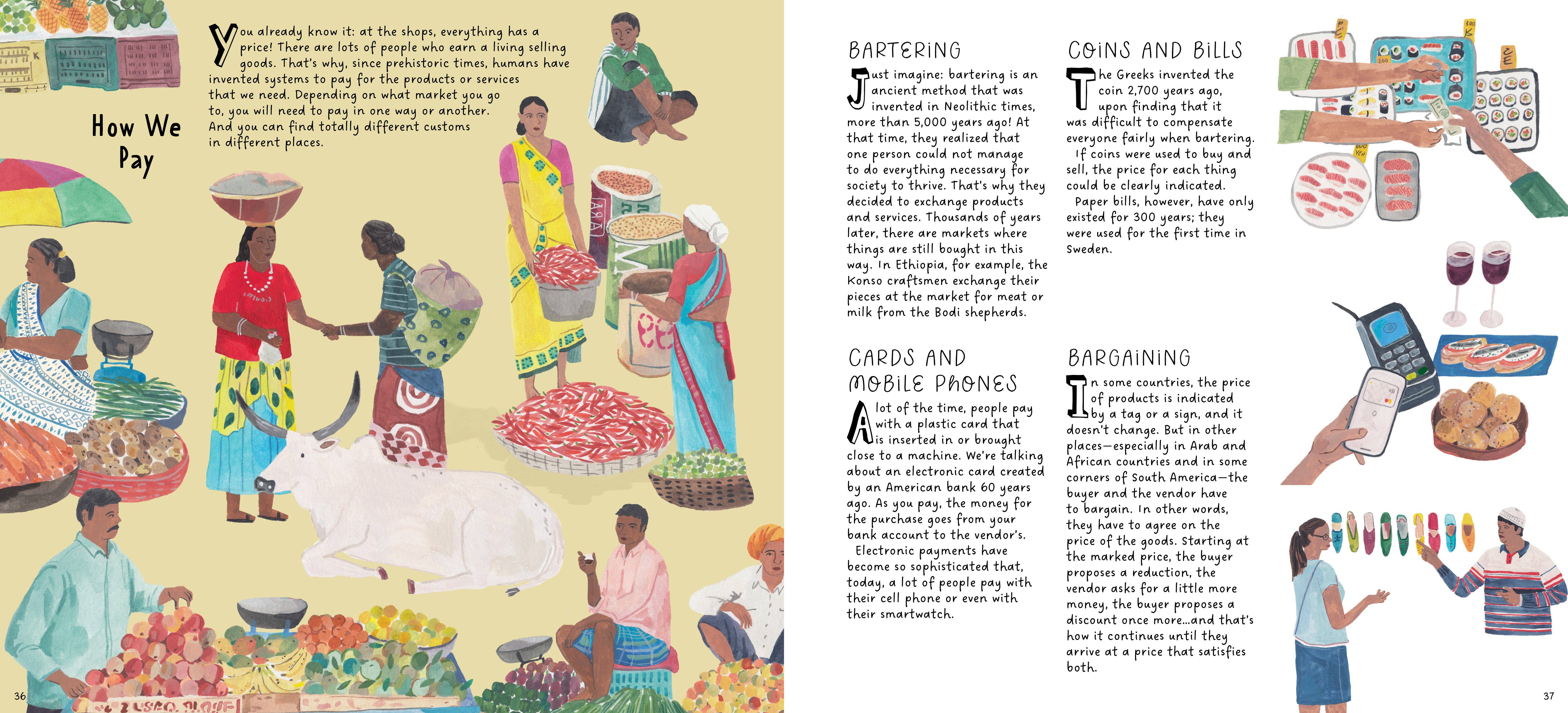 Bushel & Peck Books - Wholesale Preschool Book (3-5) - Markets: A World to Discover17