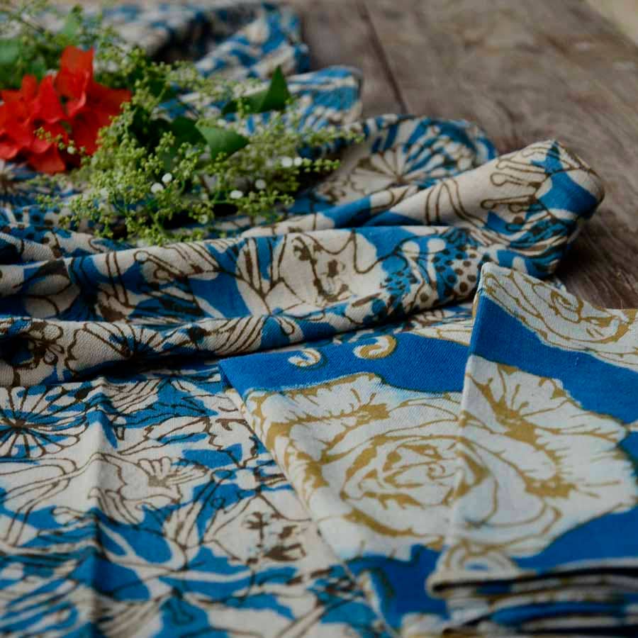 Ichcha - Vendita all'ingrosso Tovaglioli da tavola in stoffa - Tovaglioli per Cena Festiva, Set di 4 in Cotone Organico - Oro Rosa9