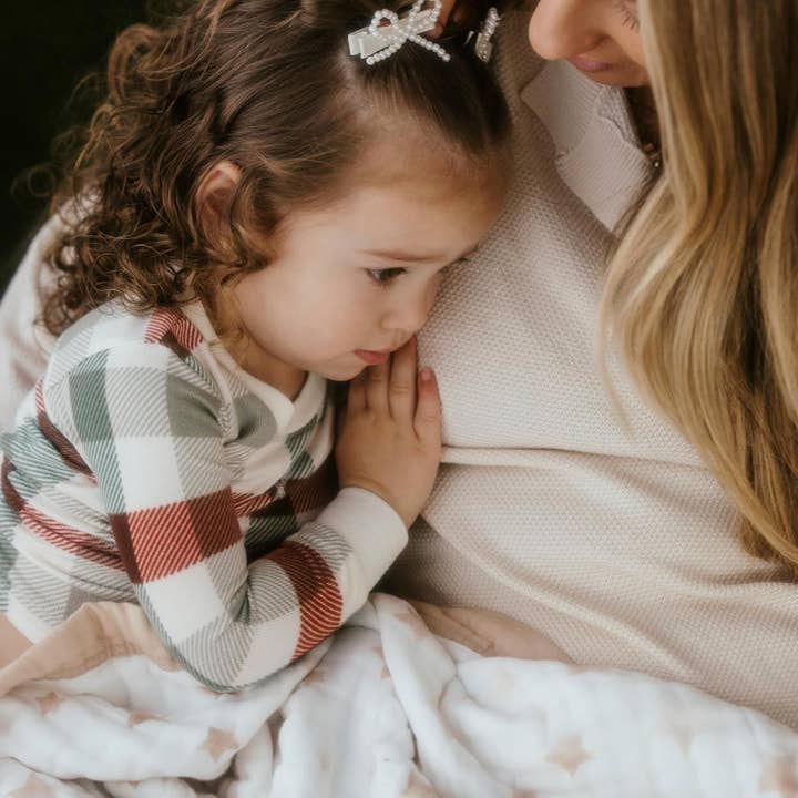 Coperta per neonati e bambini in cotone organico al 100% "Neutral Star" per la vendita all'ingrosso da parte di Natchiketa