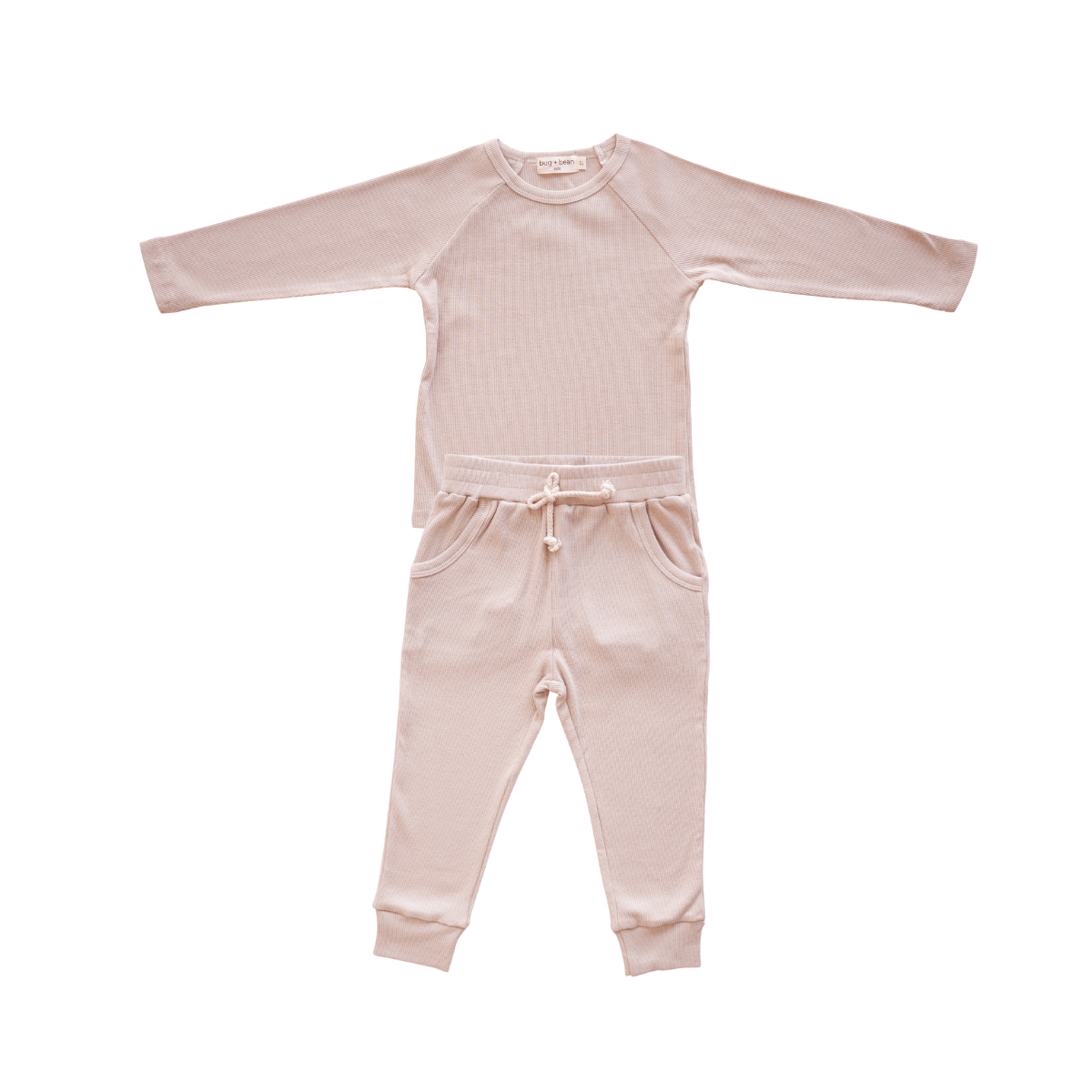 bug + bean kids - Wholesale Lounge Set - Kids - Organic Cotton Lounge Set for Babies + Toddlers  | Oatmeal1