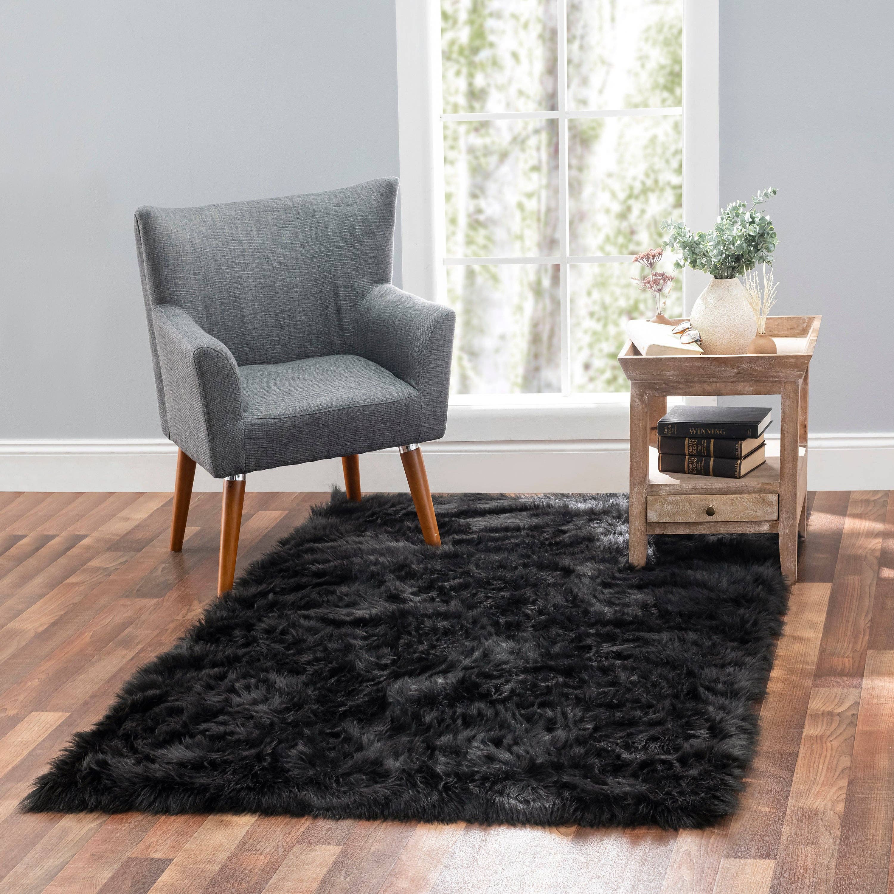 Walk on Me - Wholesale Area Rug - Faux Fur Super Soft and Silky Area Rug Witn Non Slip Backing and Machine Washable26