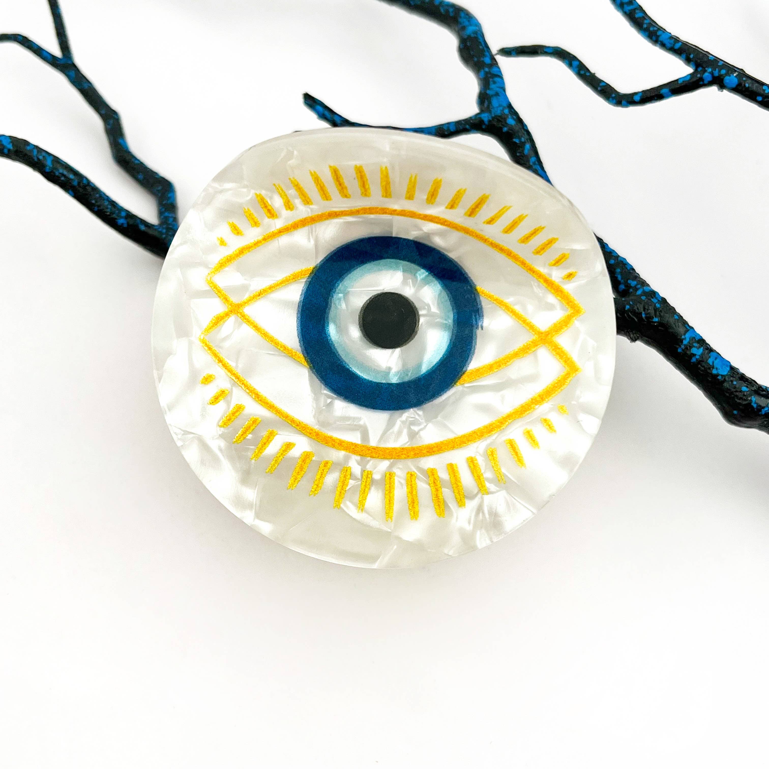 mildstyles – Engroshandel Hårspænde - Dame – Solbrille Rund Kreativ Hårklo Clips1