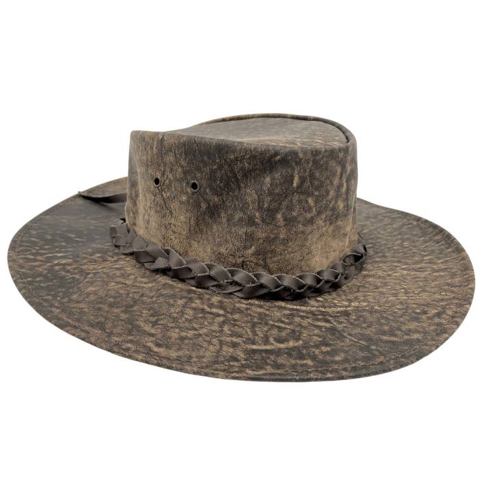 Jacaru Australia - Venta al por mayor Sombrero cowboy - Unisex - Gorro de piel de canguro de primera calidad Jacaru 1001P