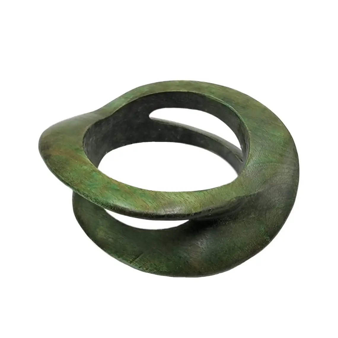 Treasure Jewelry - Wholesale Bangle Bracelet - Carved Wooden Bangle African Jewelry4